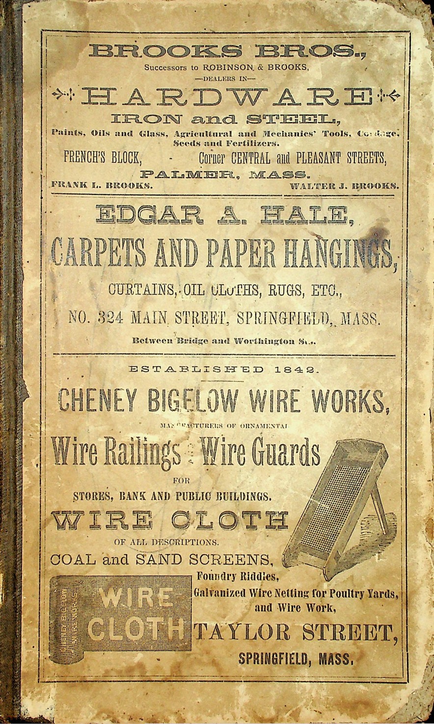 Palmer and Monson directory for 1884